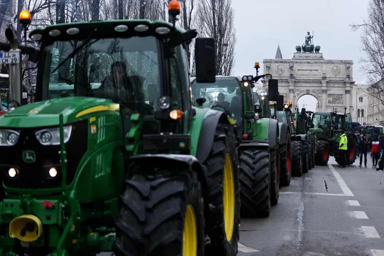 Farmers block roads across Germany over subsidy cuts