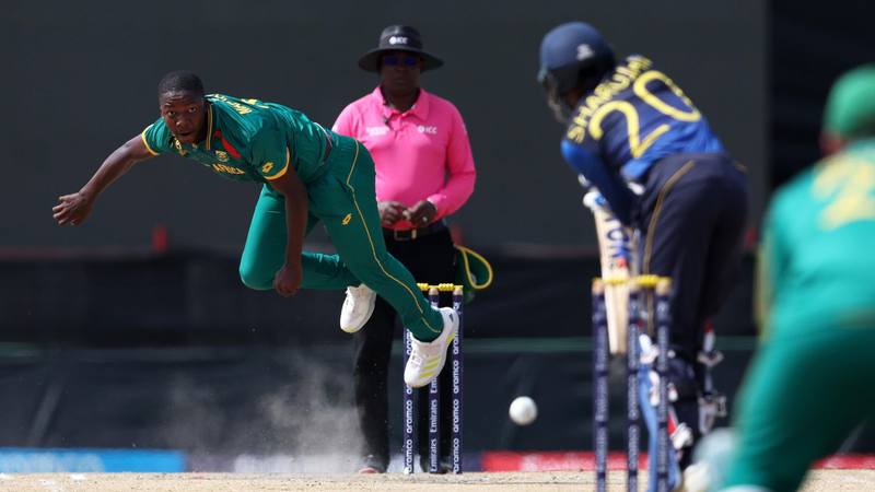 South Africa secures a win in the U19 Cricket World Cup semi-finals with a decisive triumph over Sri Lanka.